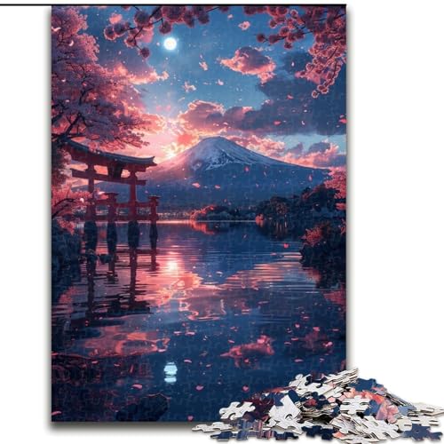 1000-teiliges Puzzle für Erwachsene, Torii-Tor des Fuji, aus Holz, einzigartige DIY-Geschenkidee zur Heimdekoration, 50x75cm, pädagogisches und unterhaltsames Indoor-Spiel zur Heimdekoration 1000-teiliges Puzzle für Erwachsene, Torii-Tor des Fuji, aus Holz, einzigartige DIY-Geschenkidee zur Heimdekoration, 50x75cm, pädagogisches und unterhaltsames Indoor-Spiel zur Heimdekoration von NBDSOYEWO