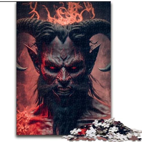 1000-teiliges Puzzle für Erwachsene, Ziegenteufel, aus Holz, lustige Aktivität für zu Hause, 50x75cm, Denkspiel für Teenager, Familienspieleabend 1000-teiliges Puzzle für Erwachsene, Ziegenteufel, aus Holz, lustige Aktivität für zu Hause, 50x75cm, Denkspiel für Teenager, Familienspieleabend von NBDSOYEWO