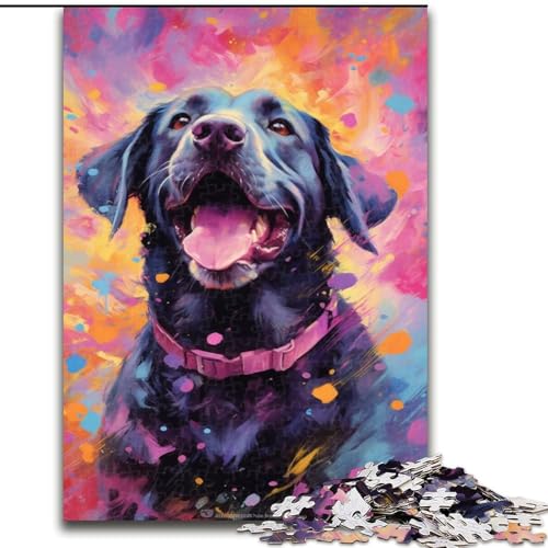 1000-teiliges Puzzle für Erwachsene, lächelnder Labrador, aus Holz, einzigartige DIY-Geschenkidee zur Heimdekoration, 50x75cm, pädagogisches und unterhaltsames Indoor-Spiel zur Heimdekoration 1000-teiliges Puzzle für Erwachsene, lächelnder Labrador, aus Holz, einzigartige DIY-Geschenkidee zur Heimdekoration, 50x75cm, pädagogisches und unterhaltsames Indoor-Spiel zur Heimdekoration von NBDSOYEWO