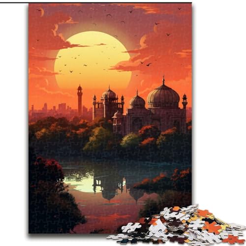 1000-teiliges Puzzle für Erwachsene,Der Sonnenuntergang über der Stadt mit Bäumen,aus Holz,einzigartige DIY-Geschenkidee zur Heimdekoration,pädagogisches und unterhaltsames Indoor-Spiel 1000-teiliges Puzzle für Erwachsene,Der Sonnenuntergang über der Stadt mit Bäumen,aus Holz,einzigartige DIY-Geschenkidee zur Heimdekoration,pädagogisches und unterhaltsames Indoor-Spiel von NBDSOYEWO