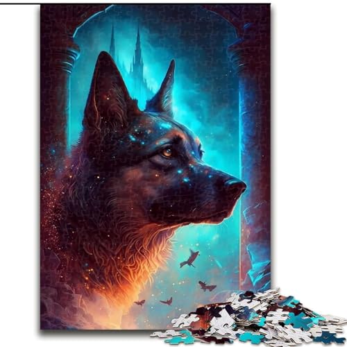 1000-teiliges Puzzle für Erwachsene,Fabel vom Deutschen Schäferhund,aus Holz,einzigartige DIY-Geschenkidee zur Heimdekoration,50x75cm,pädagogisches und unterhaltsames Indoor-Spiel zur Heimdekoration 1000-teiliges Puzzle für Erwachsene,Fabel vom Deutschen Schäferhund,aus Holz,einzigartige DIY-Geschenkidee zur Heimdekoration,50x75cm,pädagogisches und unterhaltsames Indoor-Spiel zur Heimdekoration von NBDSOYEWO