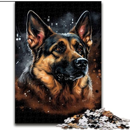 1000-teiliges Puzzle für Erwachsene,Porträt eines Deutschen Schäferhunds,aus Holz,lustige Aktivität für zu Hause,50x75cm,Denkspiel für Teenager, Spieleabend mit der Familie 1000-teiliges Puzzle für Erwachsene,Porträt eines Deutschen Schäferhunds,aus Holz,lustige Aktivität für zu Hause,50x75cm,Denkspiel für Teenager, Spieleabend mit der Familie von NBDSOYEWO