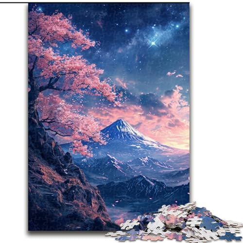 1000-teiliges Puzzle für Erwachsene,japanischer blühender Sakura-Baum,aus Holz,einzigartige DIY-Geschenkidee zur Heimdekoration,50x75cm,pädagogisches und unterhaltsames Indoor-Spiel zur Heimdekoration 1000-teiliges Puzzle für Erwachsene,japanischer blühender Sakura-Baum,aus Holz,einzigartige DIY-Geschenkidee zur Heimdekoration,50x75cm,pädagogisches und unterhaltsames Indoor-Spiel zur Heimdekoration von NBDSOYEWO
