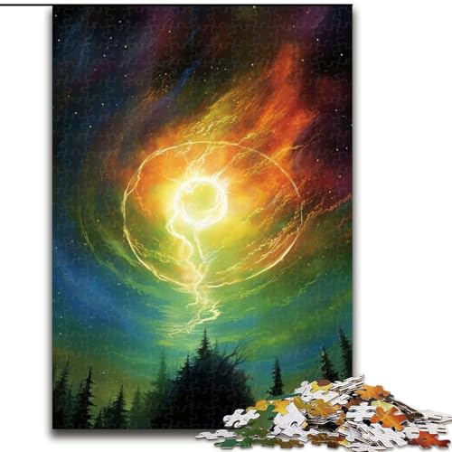 1000-teiliges Puzzle für Erwachsene Die Sonne und die Stürme aus Holz, hochschwieriges Denkspiel für Teenager, 50x75cm, für Heimdekoration, Gehirntraining 1000-teiliges Puzzle für Erwachsene Die Sonne und die Stürme aus Holz, hochschwieriges Denkspiel für Teenager, 50x75cm, für Heimdekoration, Gehirntraining von NBDSOYEWO