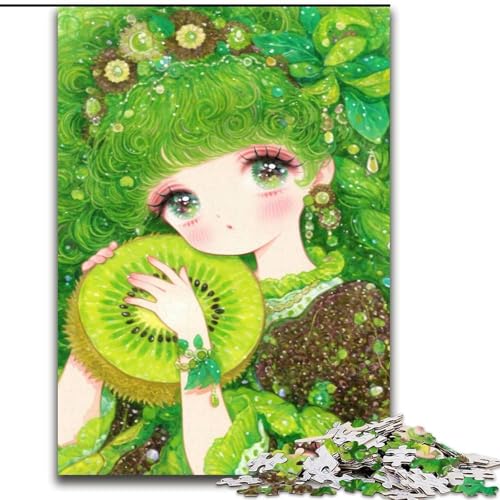1000-teiliges Puzzle für Erwachsene und Jugendliche, Anime-Mädchen, Spielzeug, Lernspiele, Stressabbau, Eltern-Kind-Interaktion (Größe 26x38cm) von NBDSOYEWO