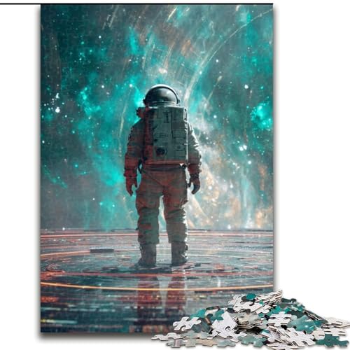 1000-teiliges Puzzle für Erwachsene und Jugendliche, Astronaut, Spiele, Spielzeug, Geschenk, einzigartige Geburtstags- und Geschenkideen für Kinder ab 14 Jahren (Größe 50x75cm) von NBDSOYEWO