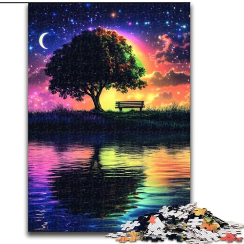1000-teiliges Puzzle für Erwachsene und Jugendliche, Baum des Lebens, für und ab 14 Jahren, pädagogisches Lernspielzeug, Familienspiele, Geburtstagsgeschenk (Größe 50x75cm) von NBDSOYEWO