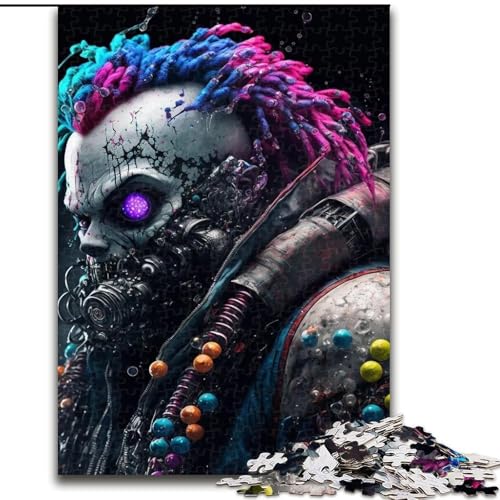 1000-teiliges Puzzle für Erwachsene und Jugendliche, Brutaler Krieger, Spielzeug, Lernspiele, Stressabbau, Eltern-Kind-Interaktion (Größe 26x38cm) von NBDSOYEWO
