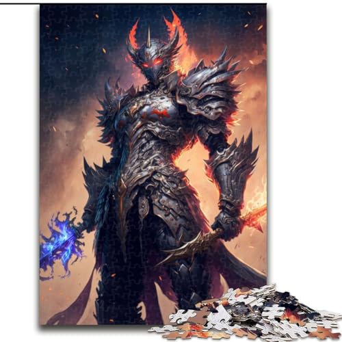 1000-teiliges Puzzle für Erwachsene und Jugendliche, Himmlischer Krieger, Spiele, Spielzeug, Geschenk, einzigartige Geburtstags- und Geschenkideen für Kinder ab 14 Jahren (Größe 26x38cm) von NBDSOYEWO