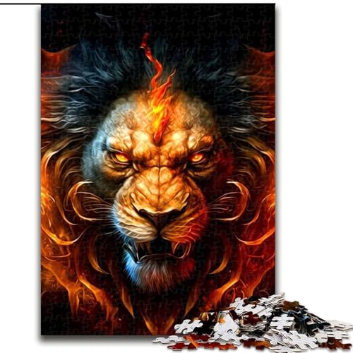 1000-teiliges Puzzle für Erwachsene und Jugendliche, Löwe, Familienunterhaltungsspielzeug, ganze Familie, ab 14 Jahren (Größe 26x38cm) von NBDSOYEWO
