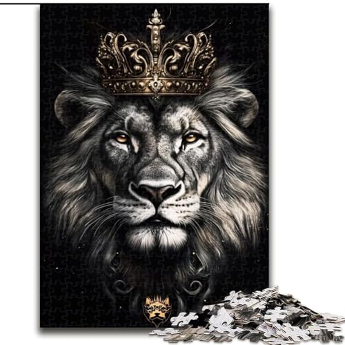 1000-teiliges Puzzle für Erwachsene und Jugendliche, Löwe, für und ab 14 Jahren, pädagogisches Lernspielzeug, Familienspiele, Geburtstagsgeschenk (Größe 50x75cm) von NBDSOYEWO