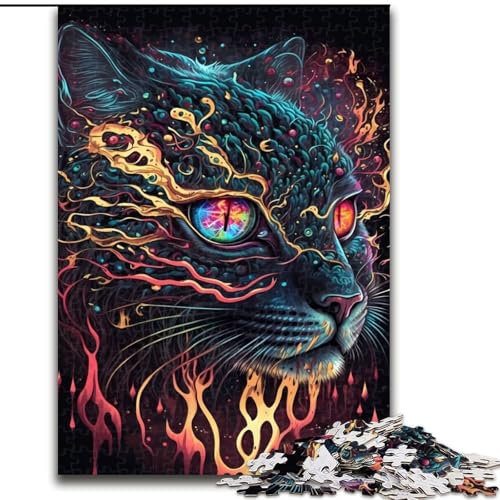1000-teiliges Puzzle für Erwachsene und Jugendliche, Luchs-Übernatürlichkeit, Spielzeug, Lernspiele, Stressabbau, Eltern-Kind-Interaktion (Größe 26x38cm) von NBDSOYEWO