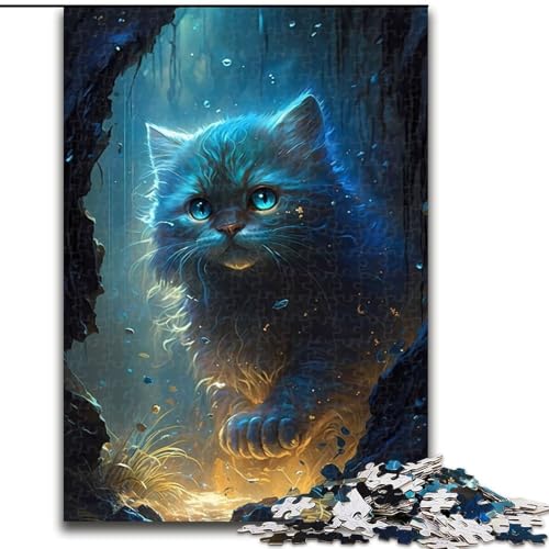 1000-teiliges Puzzle für Erwachsene und Jugendliche, Märchenland der Perserkatze, Familienunterhaltungsspielzeug, ganze Familie, ab 14 Jahren (Größe 50x75cm) von NBDSOYEWO