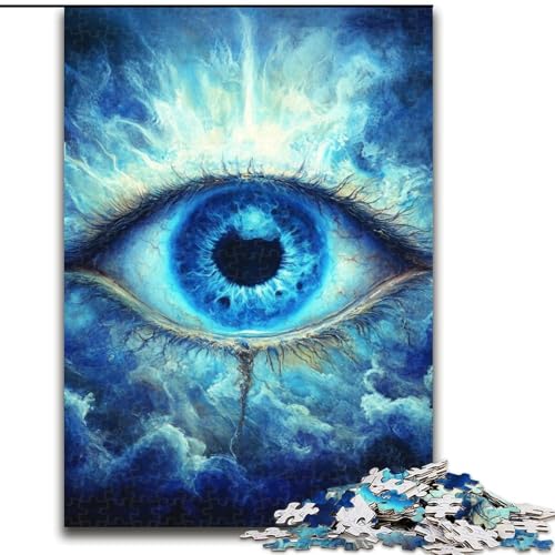 1000-teiliges Puzzle für Erwachsene und Jugendliche, Magisches Auge, für und ab 14 Jahren, pädagogisches Lernspielzeug, Familienspiele, Geburtstagsgeschenk (Größe 50x75cm) von NBDSOYEWO