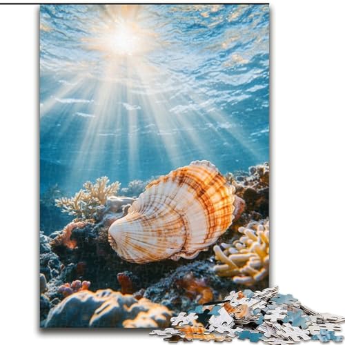 1000-teiliges Puzzle für Erwachsene und Jugendliche, Meereswelt, Lernspiele, Heimdekoration, geeignet für die Schreibtischdekoration (Größe 50x75cm) von NBDSOYEWO