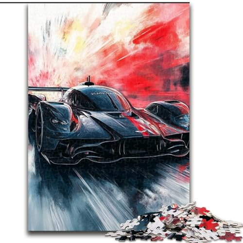 1000-teiliges Puzzle für Erwachsene und Jugendliche, Rennspiel, Elefantenspielzeug, Denkspiel, Geburtstagsgeschenk, Geschenke, Wandkunst für Kinder ab 14 Jahren (Größe 50x75cm) von NBDSOYEWO