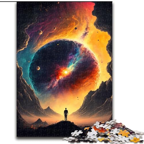 1000-teiliges Puzzle für Erwachsene und Jugendliche, Sonnenuntergangsfantasie, für und ab 14 Jahren, pädagogisches Lernspielzeug, Familienspiele, Geburtstagsgeschenk (Größe 26x38cm) von NBDSOYEWO