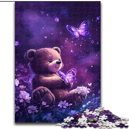 1000-teiliges Puzzle für Erwachsene und Jugendliche, Teddybär, Familienunterhaltungsspielzeug, ganze Familie, ab 14 Jahren (Größe 26x38cm) von NBDSOYEWO