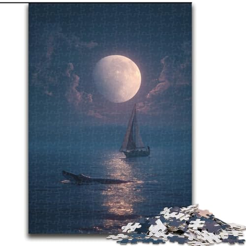 1000-teiliges Puzzle für Erwachsene und Jugendliche, Tierwal, für und ab 14 Jahren, pädagogisches Lernspielzeug, Familienspiele, Geburtstagsgeschenk (Größe 50x75cm) von NBDSOYEWO