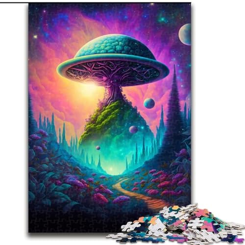 1000-teiliges Puzzle für Erwachsene und Jugendliche, Weed Planet, für und ab 14 Jahren, pädagogisches Lernspielzeug, Familienspiele, Geburtstagsgeschenk (Größe 50x75cm) von NBDSOYEWO