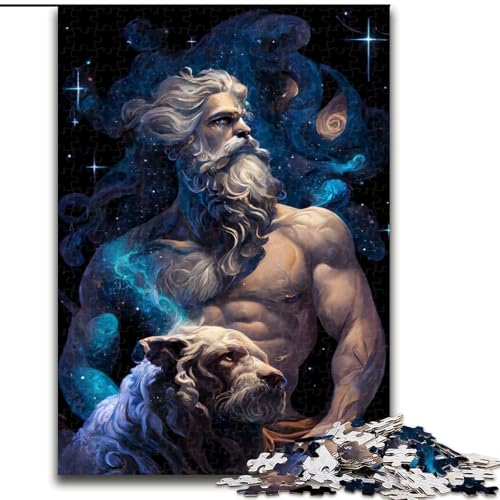 1000-teiliges Puzzle für Erwachsene und Jugendliche, Zeus und Sein Gefährte, Spielzeug, Lernspiele, Stressabbau, Eltern-Kind-Interaktion (Größe 26x38cm) von NBDSOYEWO