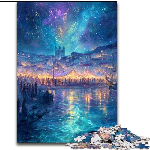 1000-teiliges Puzzle für Erwachsene und Jugendliche, arktische Landschaft, Spielzeug, Lernspiele, Stressabbau, Eltern-Kind-Interaktion (Größe 50x75cm) von NBDSOYEWO