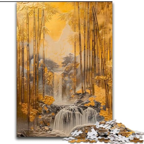 1000-teiliges Puzzle für Erwachsene und Jugendliche, japanische Berge, dekomprimierendes intellektuelles Lernspielzeug, ganze Familie (Größe 50x75cm) von NBDSOYEWO