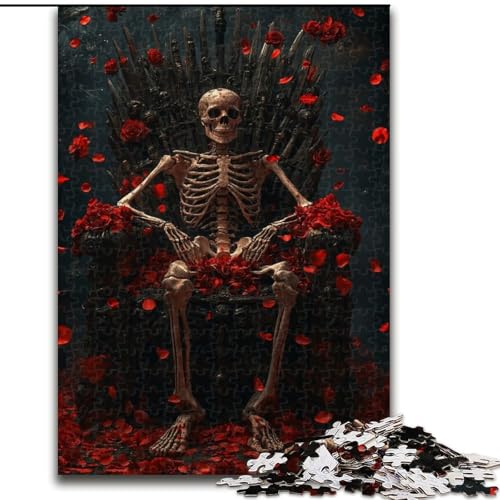 1000-teiliges Puzzle für Erwachsene und Jugendliche, menschliches Skelett, Familienunterhaltungsspielzeug, ganze Familie, ab 14 Jahren (Größe 50x75cm) von NBDSOYEWO