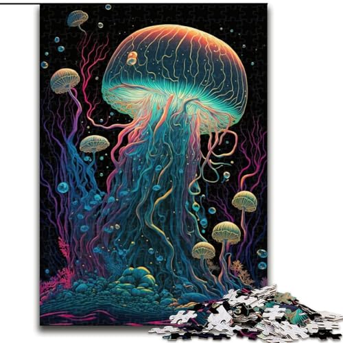 1000-teiliges Puzzle für Erwachsene und Jugendliche,psychedelische Pilzwälder,Elefantenspielzeug,intellektuelles Spiel,Geburtstagsgeschenk,Geschenke,Wandkunst für Kinder ab 14 Jahren (Größe 26x38cm) 1000-teiliges Puzzle für Erwachsene und Jugendliche,psychedelische Pilzwälder,Elefantenspielzeug,intellektuelles Spiel,Geburtstagsgeschenk,Geschenke,Wandkunst für Kinder ab 14 Jahren (Größe 26x38cm) von NBDSOYEWO
