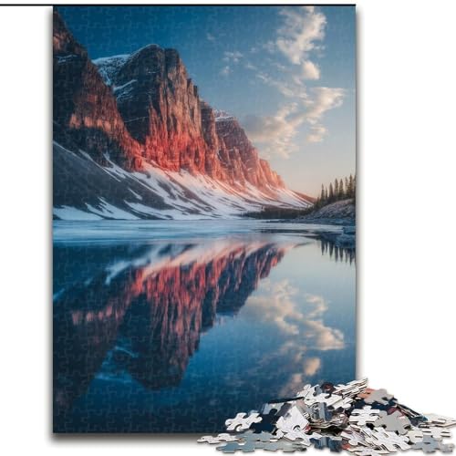 1000-teiliges Puzzle für Erwachsene und Jugendliche,wunderschöne Berge und Seen,Elefantenspielzeug,intellektuelles Spiel,Geburtstagsgeschenk,Geschenke,Wandkunst für Kinder ab 14 Jahren (Größe 26x38cm) 1000-teiliges Puzzle für Erwachsene und Jugendliche,wunderschöne Berge und Seen,Elefantenspielzeug,intellektuelles Spiel,Geburtstagsgeschenk,Geschenke,Wandkunst für Kinder ab 14 Jahren (Größe 26x38cm) von NBDSOYEWO