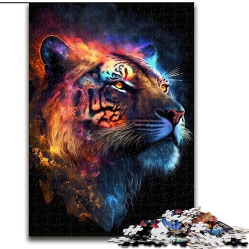 1000-teiliges Puzzle für Teenager, Geschenke, Sternlöwe, Lernspiele, Heimdekoration, geeignet für die Schreibtischdekoration (Größe 26x38cm) von NBDSOYEWO