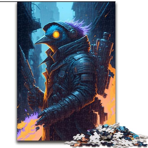 1000-teiliges Puzzle für Teenager, Geschenke, arktischer Anarchist-Pinguin, Lernspiele, Heimdekoration, geeignet für die Schreibtischdekoration (Größe 50x75cm) von NBDSOYEWO