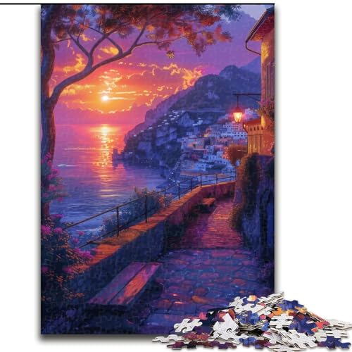 1000-teiliges Puzzle mit Landschaft im japanischen Stil aus Holz, perfekt als Geburtstags-, Weihnachts, 50x75cm, für Geburtstag, Feiertag, Weihnachten, Halloween 1000-teiliges Puzzle mit Landschaft im japanischen Stil aus Holz, perfekt als Geburtstags-, Weihnachts, 50x75cm, für Geburtstag, Feiertag, Weihnachten, Halloween von NBDSOYEWO
