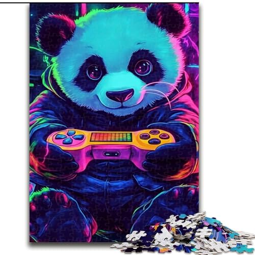 1000-teiliges Puzzle mit Panda-Spielen, für Kinder ab 14 Jahren, geeignet für Paare, Spaß bei Aktivitäten zu Hause, Geburtstagsgeschenk, Reisegeschenk (Größe 50x75cm) von NBDSOYEWO