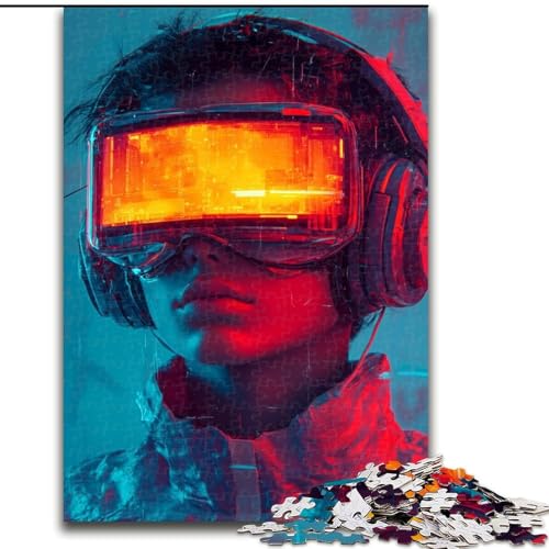 JigsawPuzzle 1000 Teile für Teenager Tech Boy, Spielzeug-Intellektuelles Spiel zur Stärkung der Liebe zwischen Paaren für Kinder ab 14 Jahren (Größe 26x38cm) von NBDSOYEWO