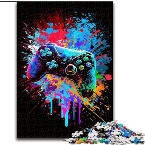 Puzzle 1000 Teile, Art Neon-Spiel aus Holz, perfekt für Familienspaß an Geburtstagen, Weihnachten, 50x75cm, Denkspiel für Teenager Puzzle 1000 Teile, Art Neon-Spiel aus Holz, perfekt für Familienspaß an Geburtstagen, Weihnachten, 50x75cm, Denkspiel für Teenager von NBDSOYEWO