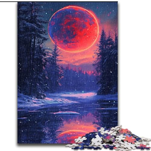 Puzzle 1000 Teile, Neon-Winternatur, aus Holz, Heimaktivität für Feiertage, Geburtstage und Familienspieleabende, 50x75cm, spannende Familienspieleabendaktivität Puzzle 1000 Teile, Neon-Winternatur, aus Holz, Heimaktivität für Feiertage, Geburtstage und Familienspieleabende, 50x75cm, spannende Familienspieleabendaktivität von NBDSOYEWO