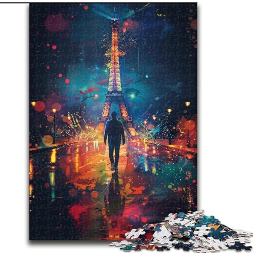 Puzzle 1000 Teile, Puzzlekunst, Eiffelturm aus Holz, Heimaktivität für Feiertage, Geburtstage und Familienspieleabende, 50x75cm, spannende Familienspieleabendaktivität Puzzle 1000 Teile, Puzzlekunst, Eiffelturm aus Holz, Heimaktivität für Feiertage, Geburtstage und Familienspieleabende, 50x75cm, spannende Familienspieleabendaktivität von NBDSOYEWO
