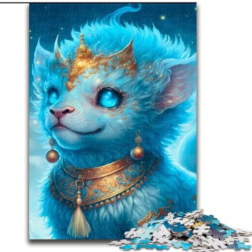 Puzzle 1000 Teile, süßes Drachenbaby-Puzzle, anspruchsvolles Denkspiel für Teenager, perfekt als Heimdekoration oder Geschenk (Größe: 26x38cm) von NBDSOYEWO