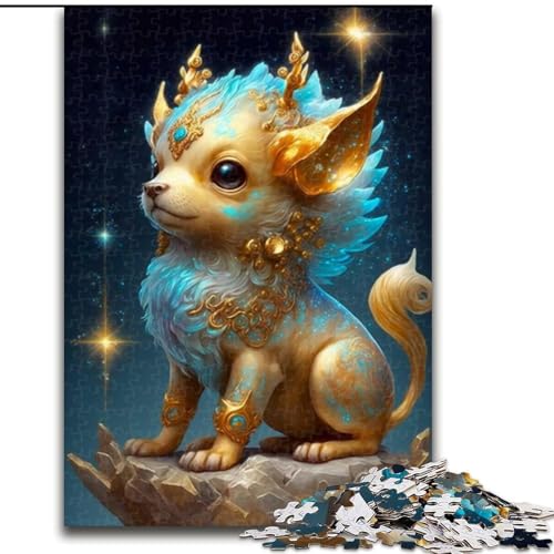 Puzzle 1000 Teile, süßes Drachenbaby-Puzzle, anspruchsvolles Denkspiel für Teenager, perfekt als Heimdekoration oder Geschenk (Größe: 26x38cm) von NBDSOYEWO