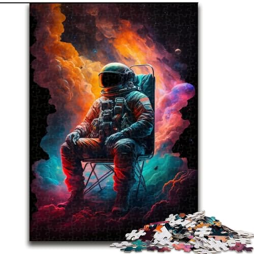 Puzzle 1000 Teile Astronaut aus Holz, Kinder ab 14 Jahren, 50x75cm, Familienaktivitätsspiel für Teenager, DIY-Heimdekoration, Denksportgeschenk Puzzle 1000 Teile Astronaut aus Holz, Kinder ab 14 Jahren, 50x75cm, Familienaktivitätsspiel für Teenager, DIY-Heimdekoration, Denksportgeschenk von NBDSOYEWO