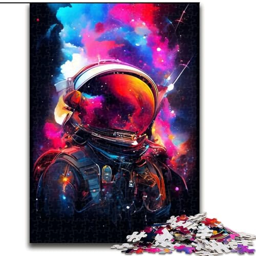 Puzzle 1000 Teile Astronaut aus Holz, einzigartige DIY-Geschenkidee zur Heimdekoration, 50x75cm, Denkspiel für Teenager Puzzle 1000 Teile Astronaut aus Holz, einzigartige DIY-Geschenkidee zur Heimdekoration, 50x75cm, Denkspiel für Teenager von NBDSOYEWO