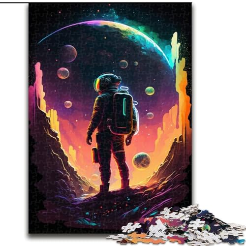 Puzzle 1000 Teile Astronaut aus Holz, perfekt für Familienspaß an Geburtstagen, Weihnachten 50x75cm, Denkspiel für Teenager Puzzle 1000 Teile Astronaut aus Holz, perfekt für Familienspaß an Geburtstagen, Weihnachten 50x75cm, Denkspiel für Teenager von NBDSOYEWO