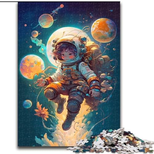 Puzzle 1000 Teile Astronaut aus Holz, perfekte Dekoration für Zuhause oder das Büro, 50x75cm, Weihnachten oder Geburtstage Puzzle 1000 Teile Astronaut aus Holz, perfekte Dekoration für Zuhause oder das Büro, 50x75cm, Weihnachten oder Geburtstage von NBDSOYEWO