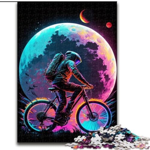 Puzzle 1000 Teile Astronautenfahrrad aus Holz, ideal für Familienspaß, Entspannung, 50x75cm, Geburtstagsgeschenkidee, anspruchsvolles Denkspiel Puzzle 1000 Teile Astronautenfahrrad aus Holz, ideal für Familienspaß, Entspannung, 50x75cm, Geburtstagsgeschenkidee, anspruchsvolles Denkspiel von NBDSOYEWO