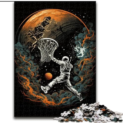 Puzzle 1000 Teile Astronautenfußball aus Holz, lustiges Geschenk & Beschäftigung für Zuhause 50x75cm Anspruchsvolles Denkspiel - Entspannendes Spielzeug für Teenager Puzzle 1000 Teile Astronautenfußball aus Holz, lustiges Geschenk & Beschäftigung für Zuhause 50x75cm Anspruchsvolles Denkspiel - Entspannendes Spielzeug für Teenager von NBDSOYEWO