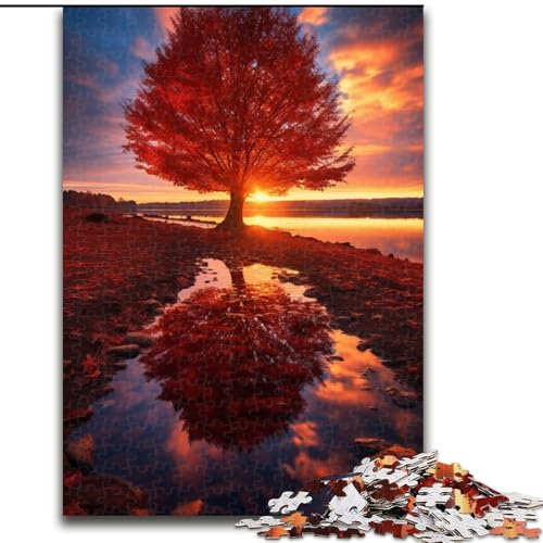 Puzzle 1000 Teile Baum im See aus Holz, perfektes Weihnachts- und Neujahrsgeschenk, Feiertagsgeschenk 50x75cm für Teenager und Familienspaß Puzzle 1000 Teile Baum im See aus Holz, perfektes Weihnachts- und Neujahrsgeschenk, Feiertagsgeschenk 50x75cm für Teenager und Familienspaß von NBDSOYEWO