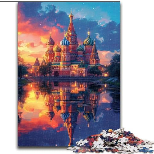Puzzle 1000 Teile Das farbenfrohe Taj Mahal aus Holz, lustiges Geschenk und Beschäftigung für zu Hause, 50x75cm, anspruchsvolles Denkspiel – entspannendes Spielzeug für Teenager Puzzle 1000 Teile Das farbenfrohe Taj Mahal aus Holz, lustiges Geschenk und Beschäftigung für zu Hause, 50x75cm, anspruchsvolles Denkspiel – entspannendes Spielzeug für Teenager von NBDSOYEWO
