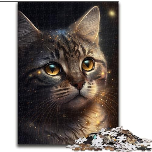 Puzzle 1000 Teile Galaxie-Katze aus Holz, perfekte Dekoration für Zuhause oder das Büro, 50x75cm, Weihnachten oder Geburtstage Puzzle 1000 Teile Galaxie-Katze aus Holz, perfekte Dekoration für Zuhause oder das Büro, 50x75cm, Weihnachten oder Geburtstage von NBDSOYEWO