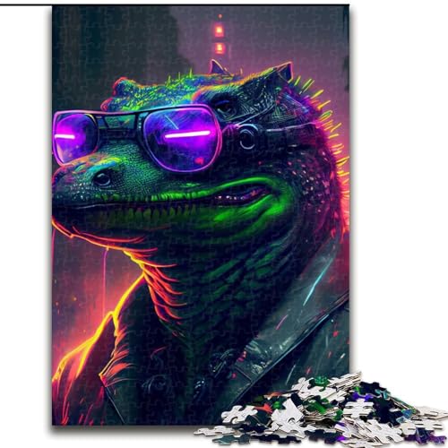 Puzzle 1000 Teile für Erwachsene, Alligator, aus Holz, EIN tolles Geschenk für Familienspaß, 50x75cm, Lernspielzeug für Teenager, Heimbüro-Dekor Puzzle 1000 Teile für Erwachsene, Alligator, aus Holz, EIN tolles Geschenk für Familienspaß, 50x75cm, Lernspielzeug für Teenager, Heimbüro-Dekor von NBDSOYEWO